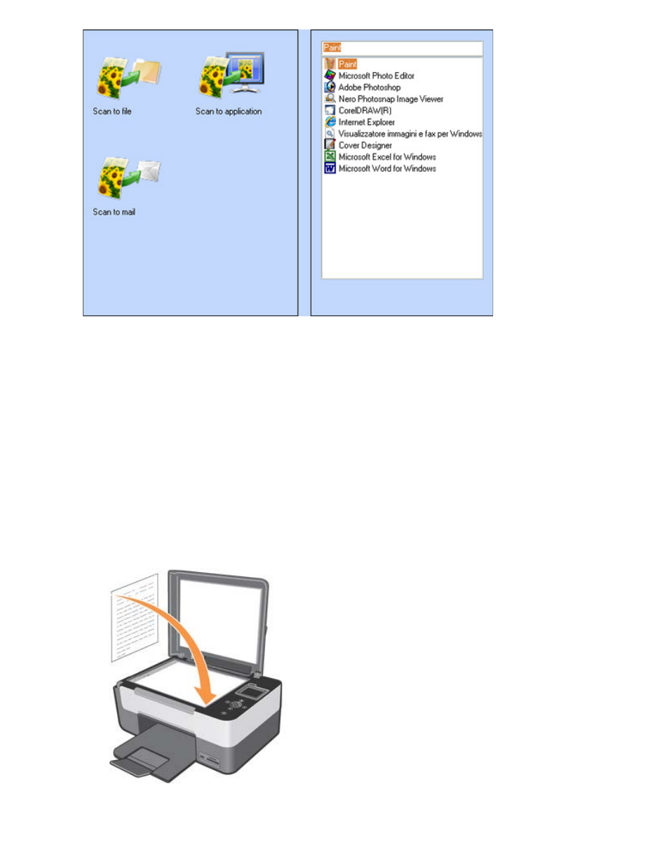 E-mailing a scanned image or document | Dell 928 All In One Inkjet Printer User Manual | Page 46 / 71