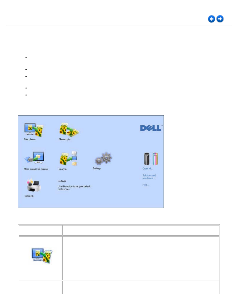 Understanding your software, Using the all-in-one (aio) center program | Dell 928 All In One Inkjet Printer User Manual | Page 49 / 71