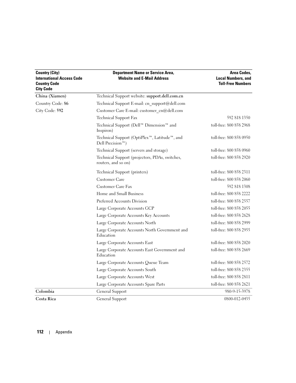Dell Dimension C521 User Manual | Page 112 / 140