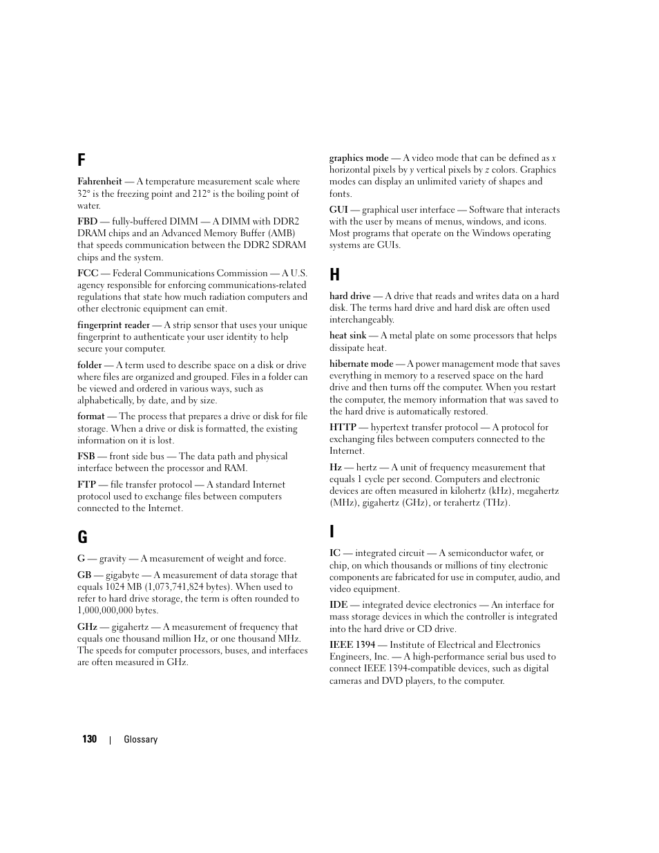 Dell Dimension C521 User Manual | Page 130 / 140