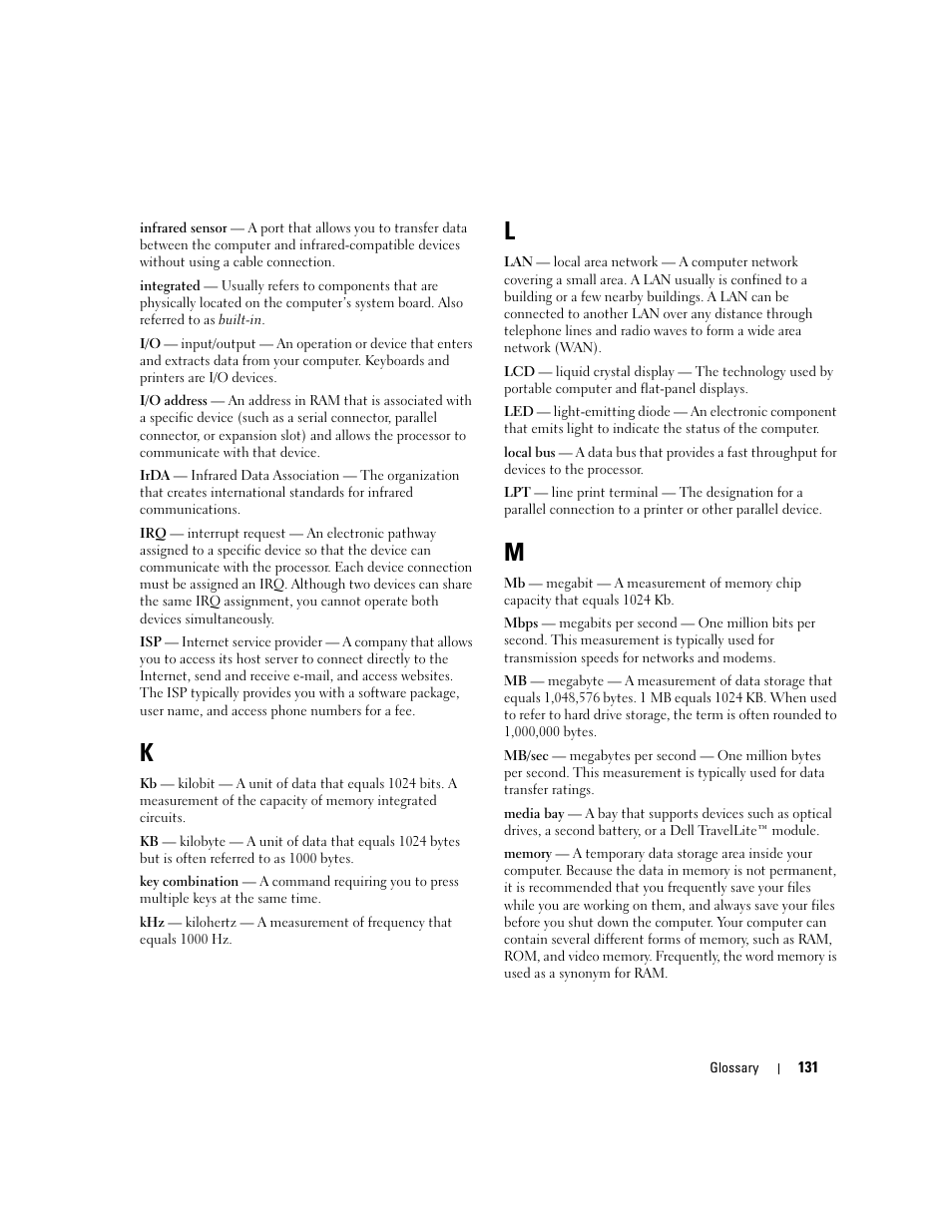 Dell Dimension C521 User Manual | Page 131 / 140