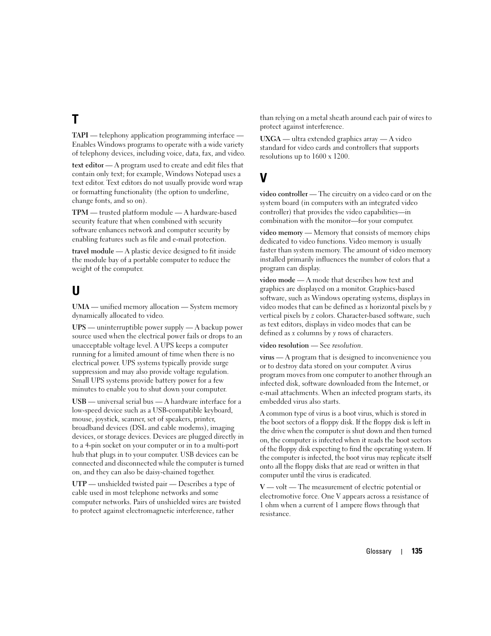 Dell Dimension C521 User Manual | Page 135 / 140