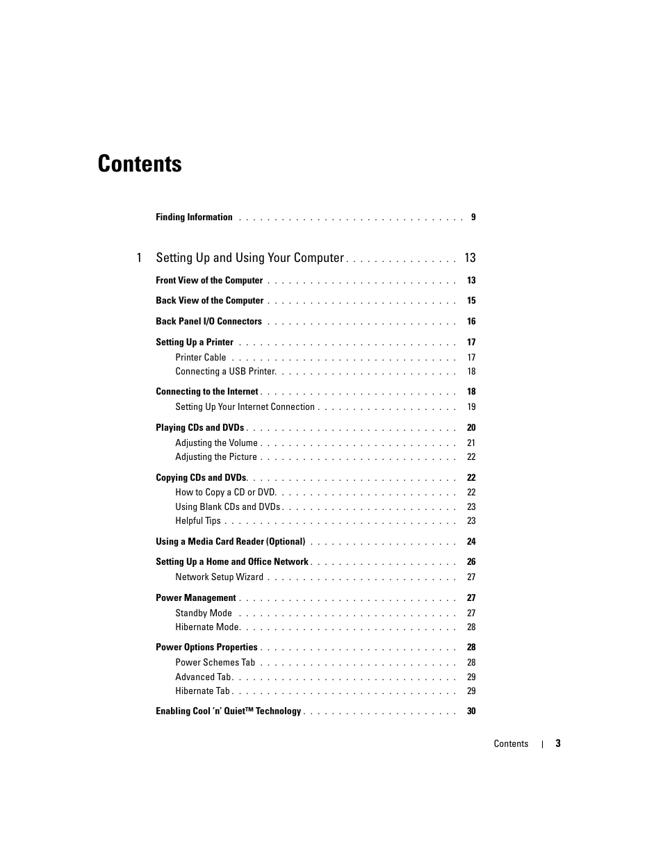 Dell Dimension C521 User Manual | Page 3 / 140