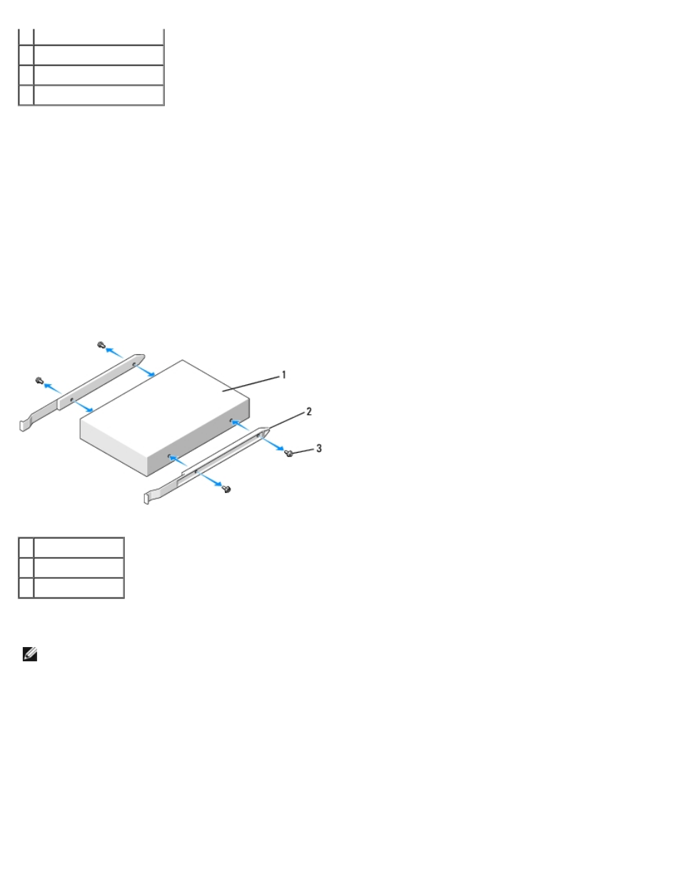Installing a hard drive | Dell XPS 600 User Manual | Page 43 / 79
