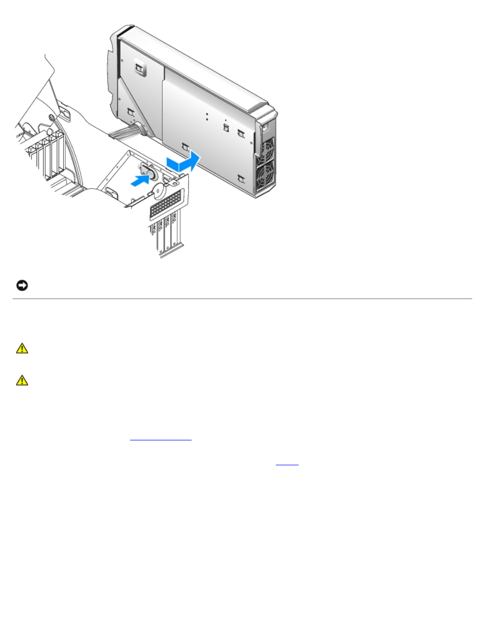 Front panel, Removing the front panel | Dell XPS 600 User Manual | Page 65 / 79