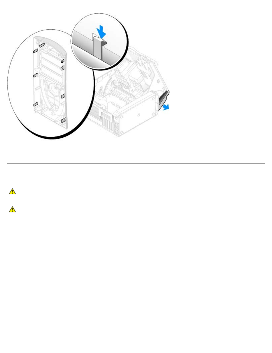 Front led board, Removing the front led board | Dell XPS 600 User Manual | Page 66 / 79