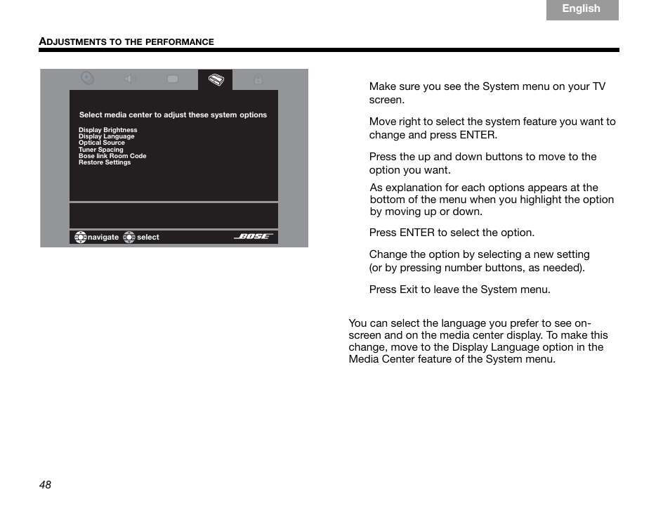 Bose GSX Series III User Manual | Page 52 / 108
