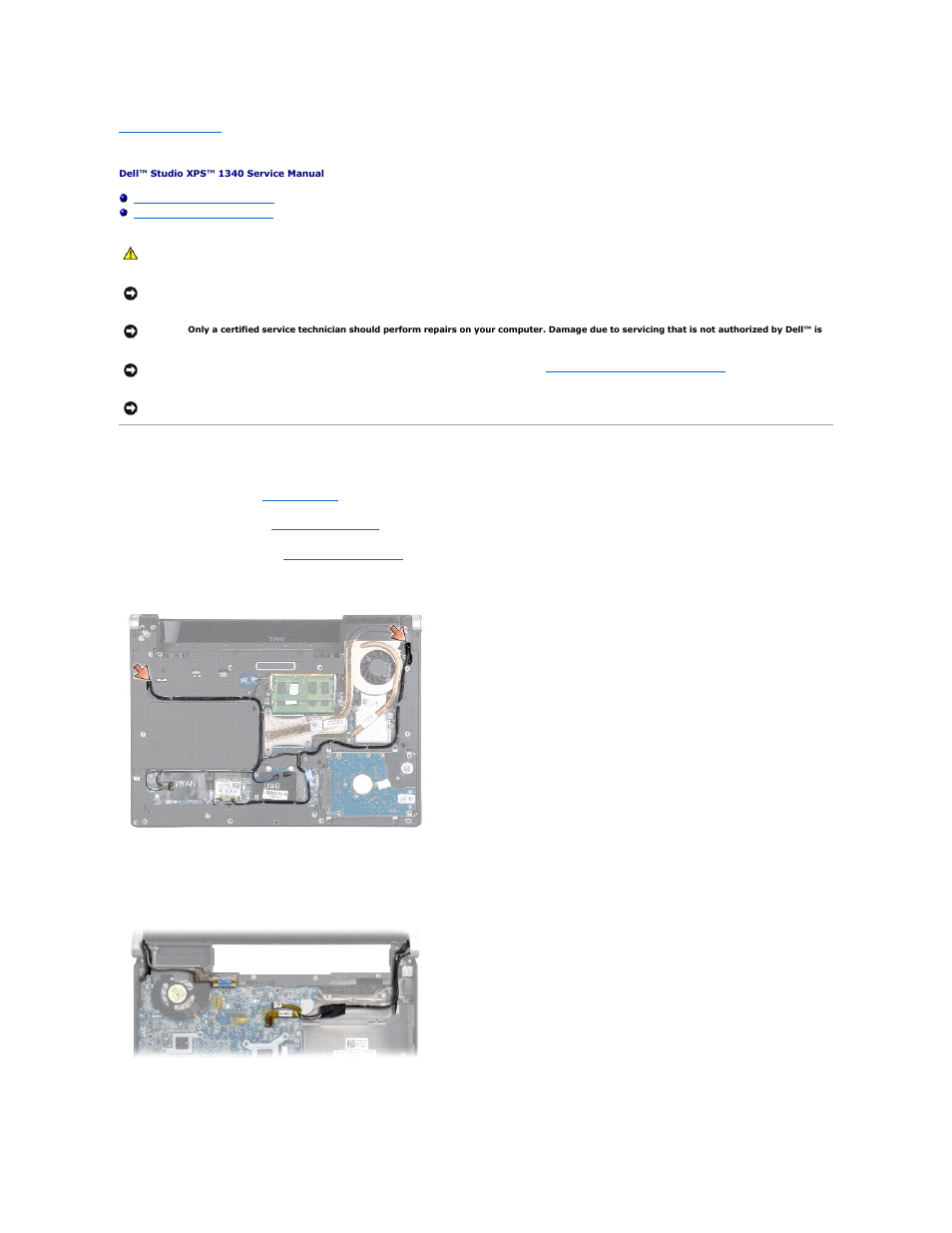 Display assembly, Removing the display assembly | Dell Studio XPS M1340 (Mid 2010) User Manual | Page 15 / 39