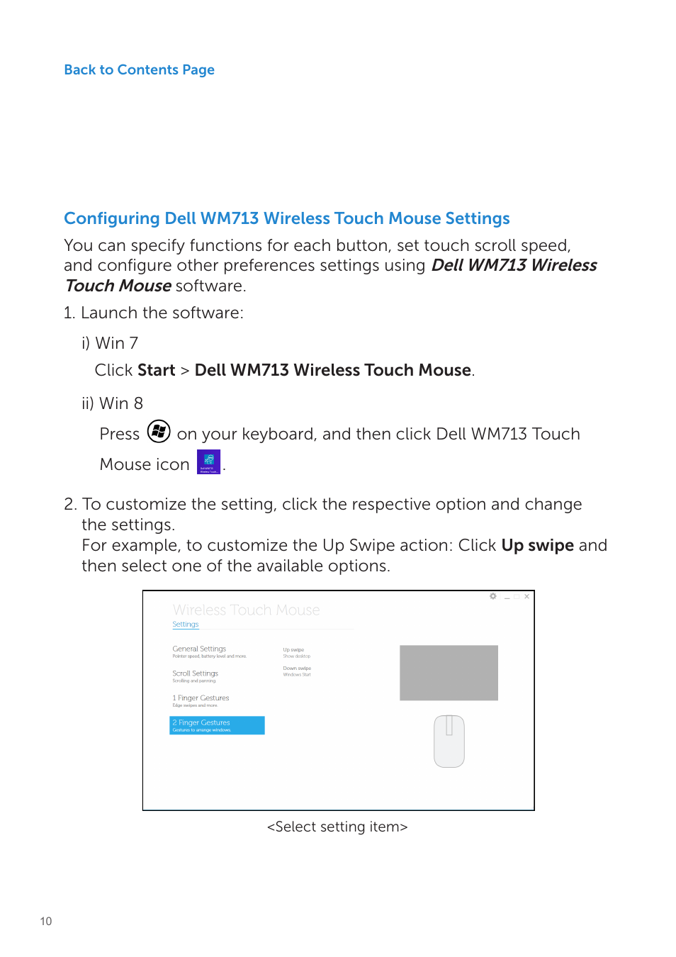 Dell Wireless Touch Mouse WM713 User Manual | Page 10 / 20