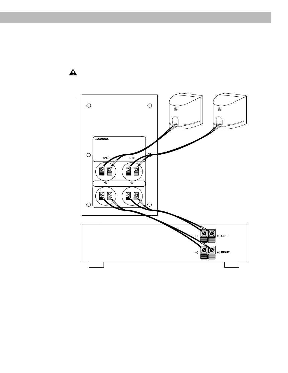 Checking your connections, Setting up your acoustimass, 3 speaker system | Completed connections | Bose Acoustimass 3 Series User Manual | Page 9 / 17