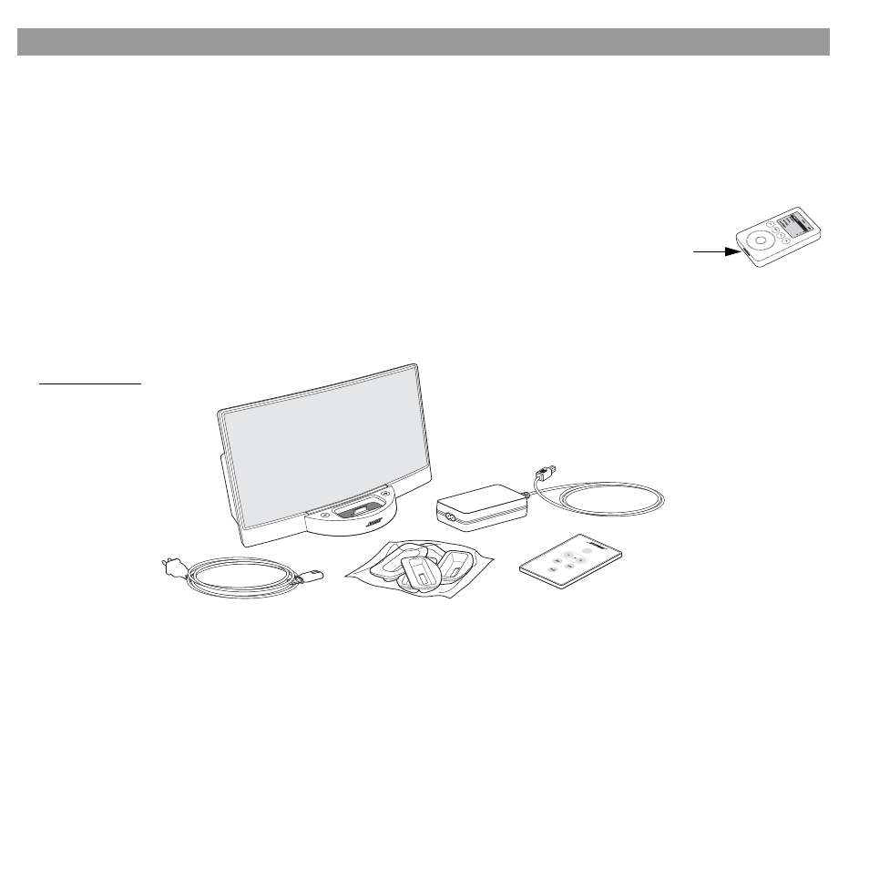 Introducing the sounddock, Digital music system, How this system takes your ipod sound public | Unpacking the system | Bose SOUNDDOCKTM DIGITAL MUSIC SYSTEM User Manual | Page 5 / 12