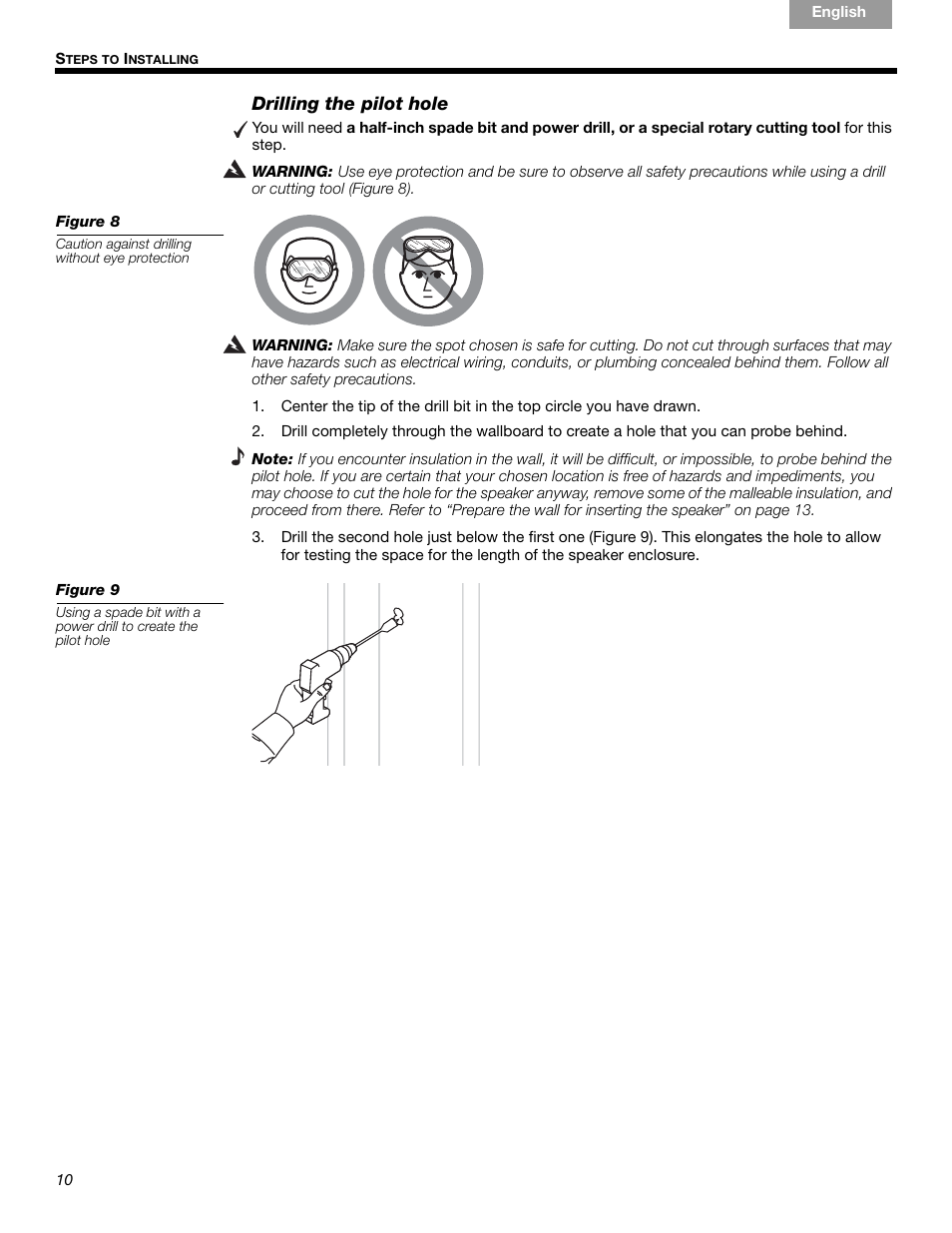 Bose VIRTUALLY INVISIBLE 191 User Manual | Page 10 / 144