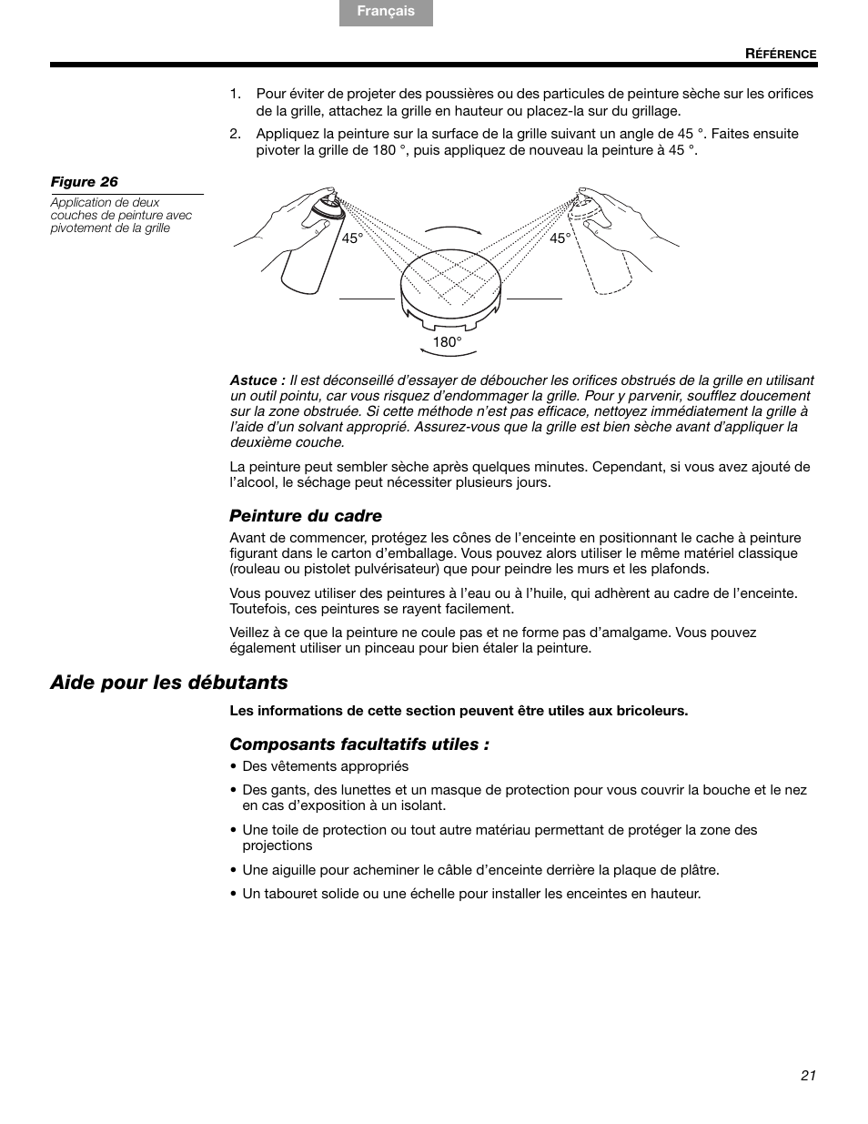 Aide pour les débutants | Bose VIRTUALLY INVISIBLE 191 User Manual | Page 105 / 144