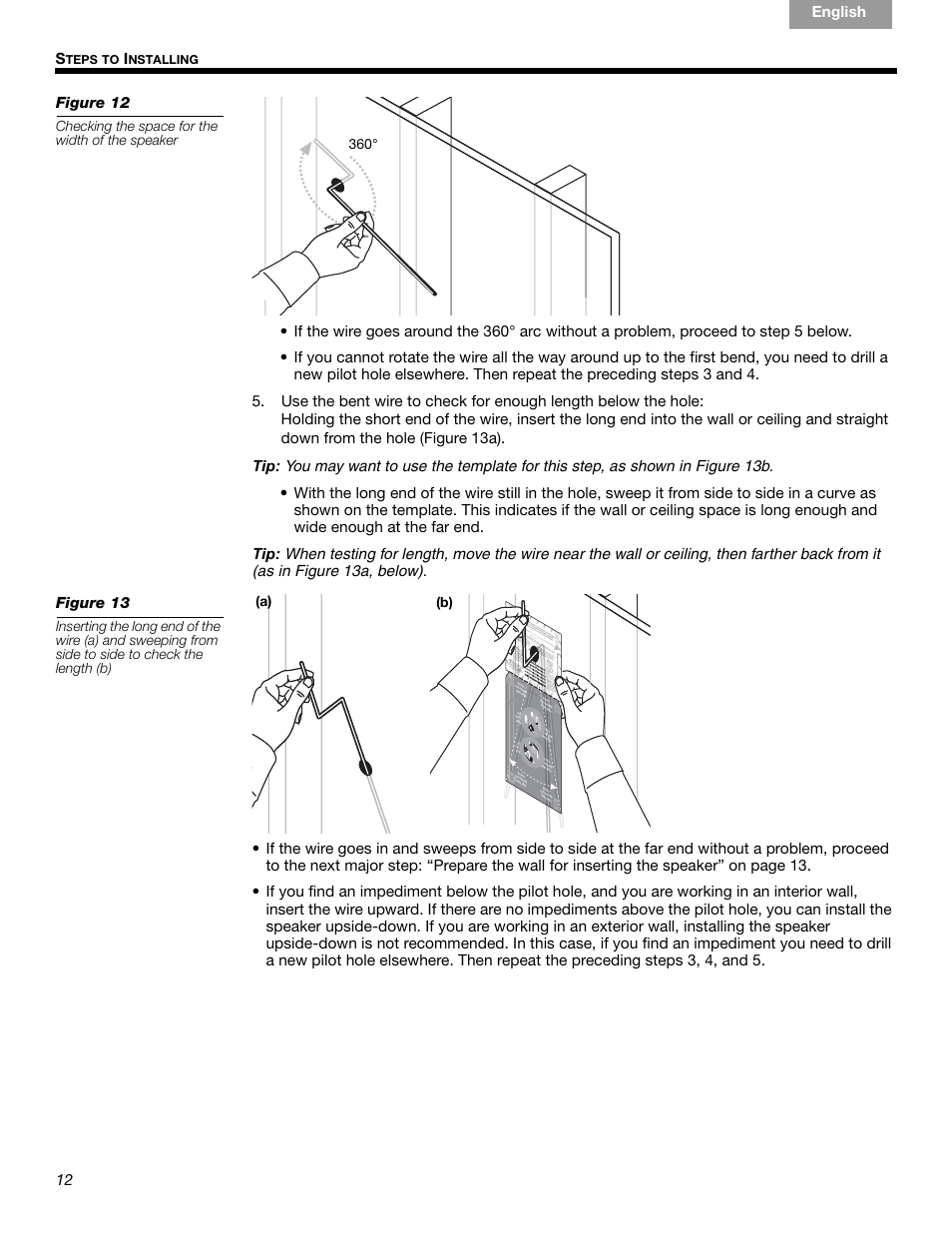 12   s | Bose VIRTUALLY INVISIBLE 191 User Manual | Page 12 / 144