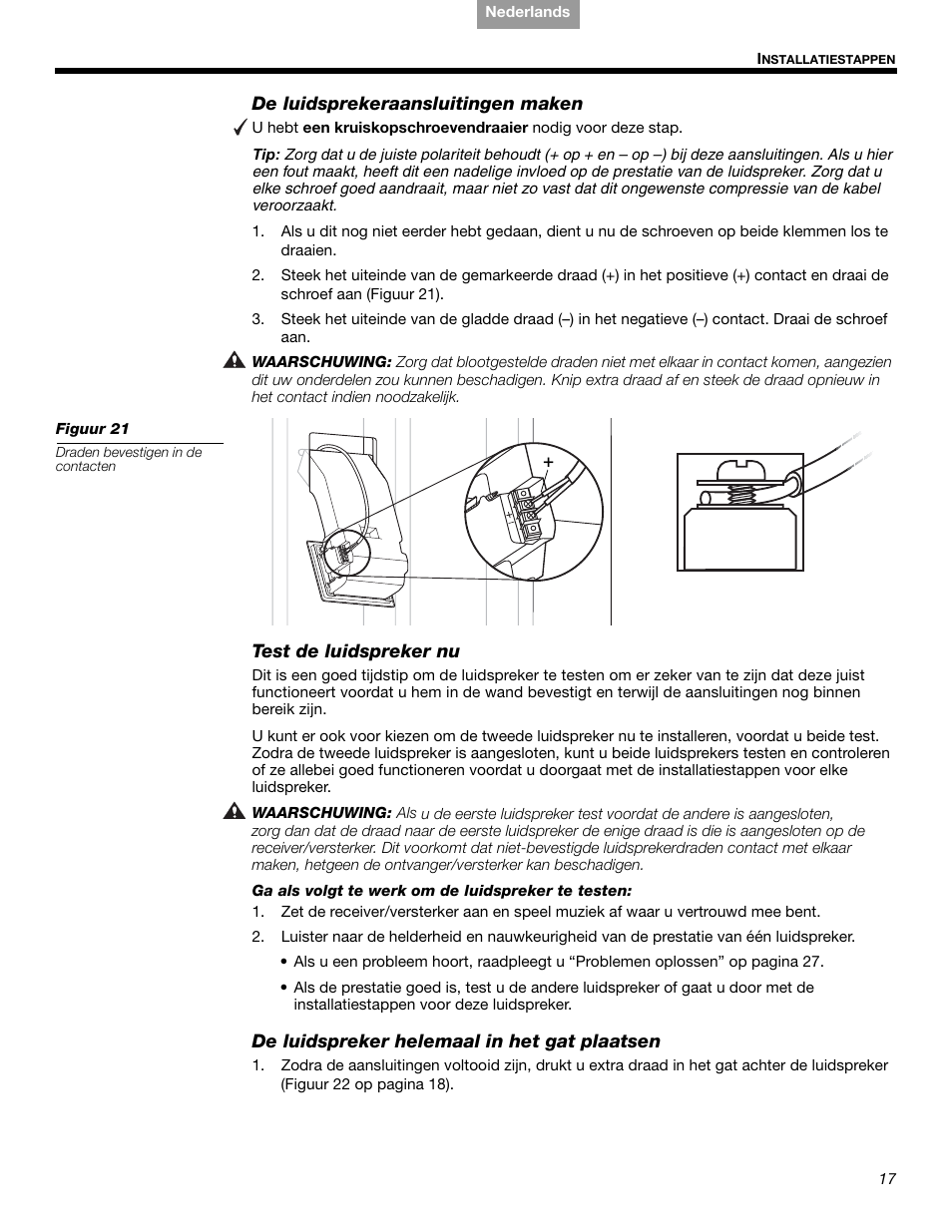 Bose VIRTUALLY INVISIBLE 191 User Manual | Page 129 / 144