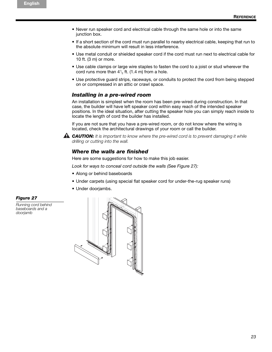 Bose VIRTUALLY INVISIBLE 191 User Manual | Page 23 / 144