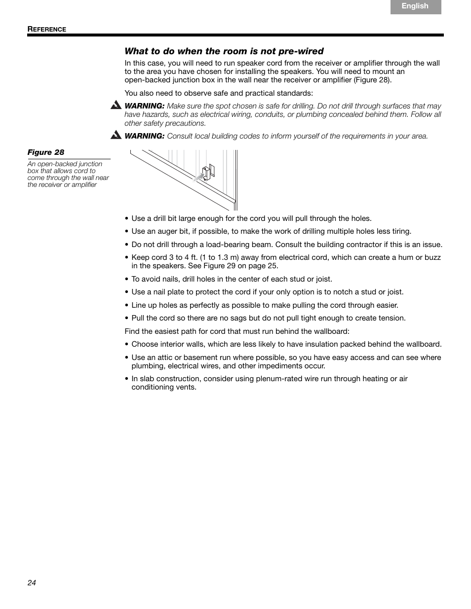 Bose VIRTUALLY INVISIBLE 191 User Manual | Page 24 / 144