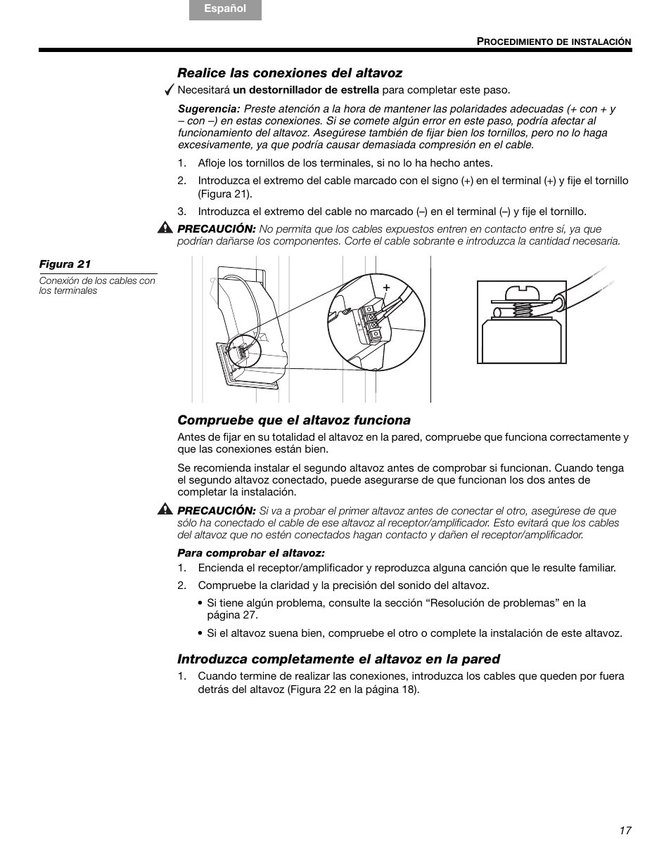 Bose VIRTUALLY INVISIBLE 191 User Manual | Page 73 / 144