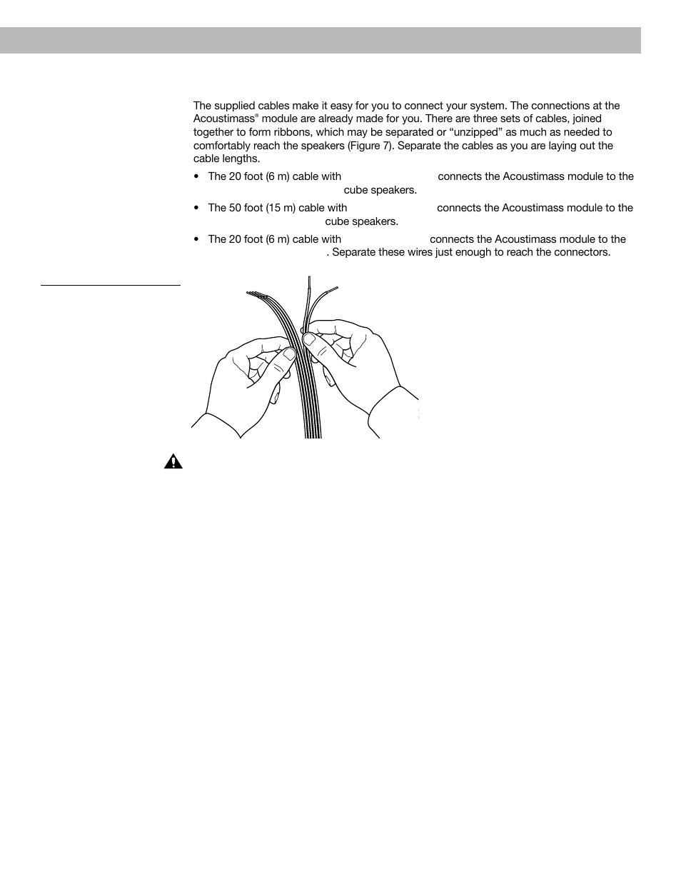 Connecting the speakers | Bose VCS 10 Series II User Manual | Page 11 / 21