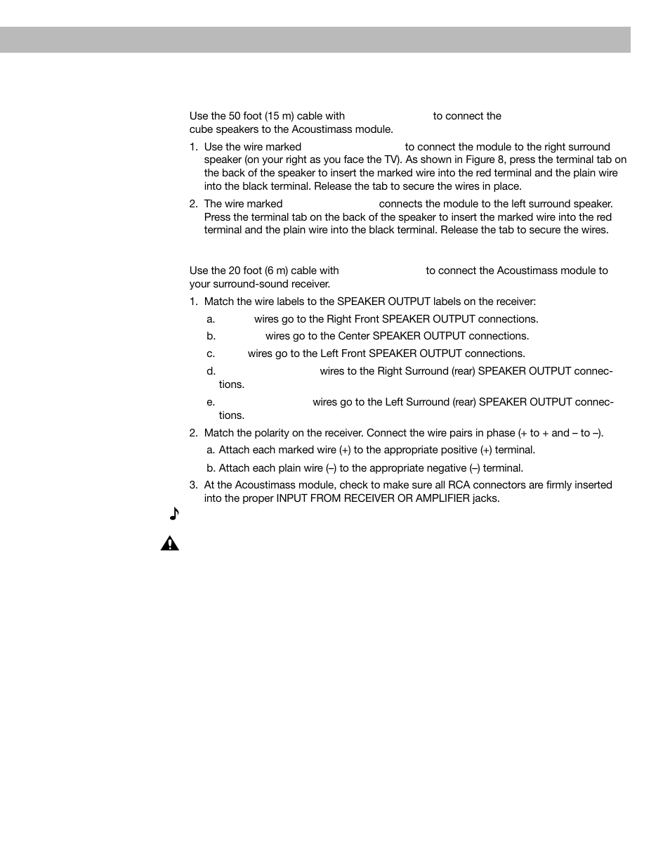 Bose VCS 10 Series II User Manual | Page 13 / 21