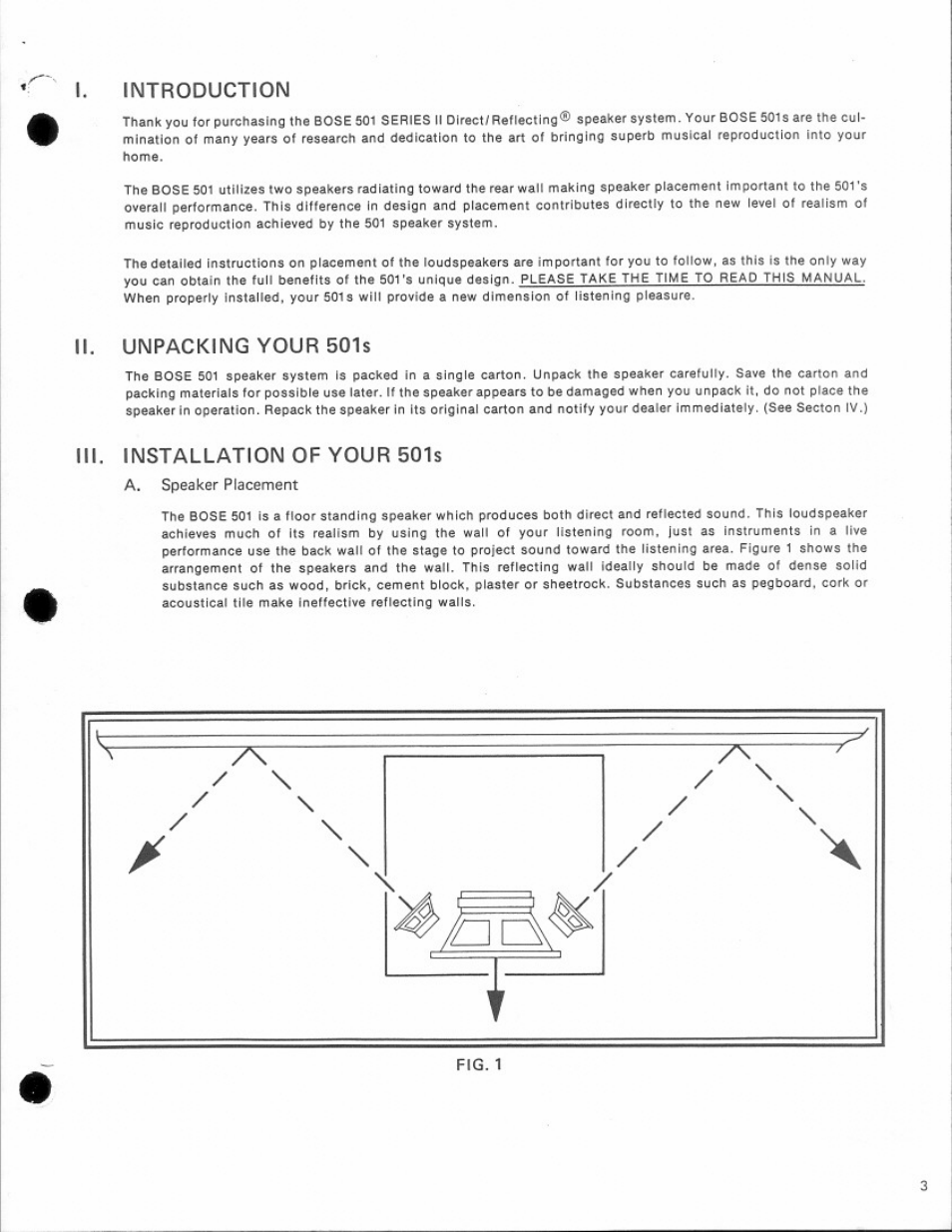 Bose 501s User Manual | Page 3 / 8