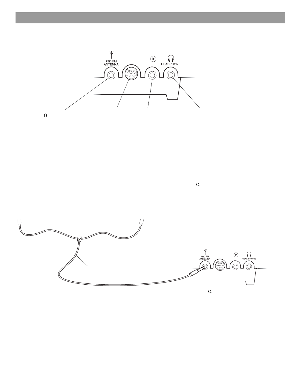 Connecting an external fm antenna | Bose Wave Music System User Manual | Page 18 / 32