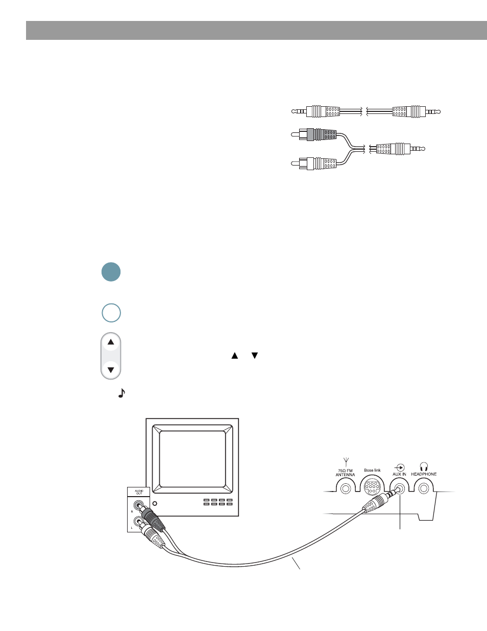 Connecting other equipment using your wave, Music system with other audio equipment | Bose Wave Music System User Manual | Page 20 / 32