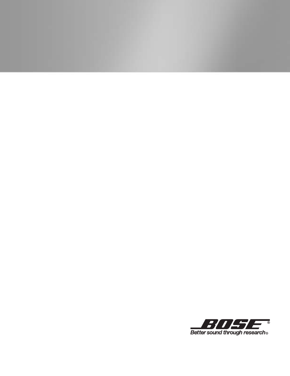 Bose Wave Music System User Manual | Page 32 / 32