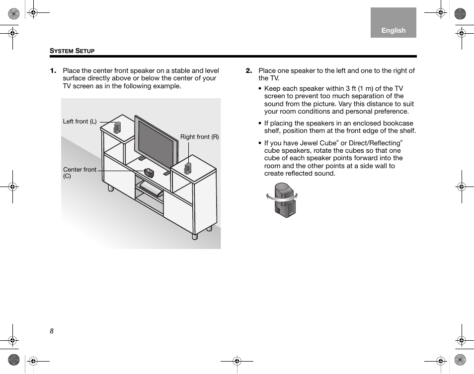 Bose LIFESTYLE AM324443 User Manual | Page 10 / 18