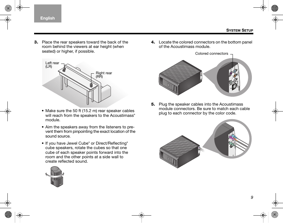 Bose LIFESTYLE AM324443 User Manual | Page 11 / 18