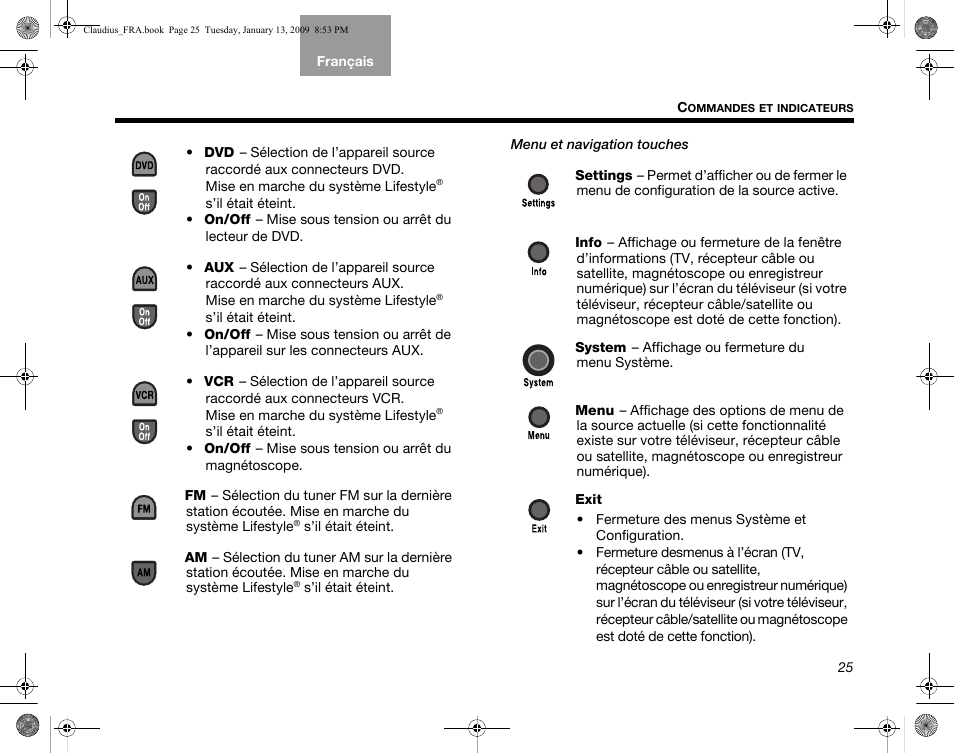 Bose Lifestyle V30 User Manual | Page 165 / 208