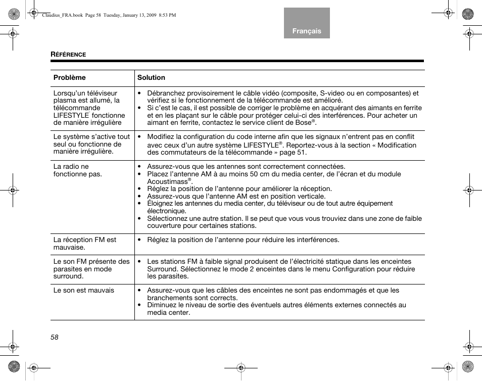 Bose Lifestyle V30 User Manual | Page 198 / 208