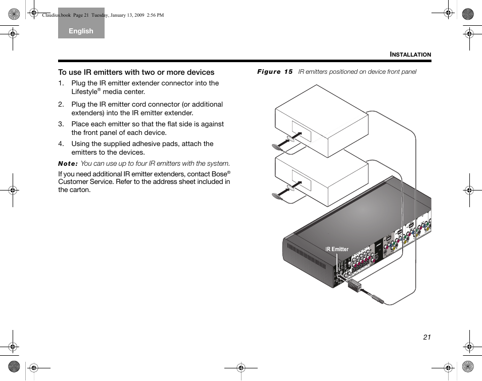 Bose Lifestyle V30 User Manual | Page 25 / 208