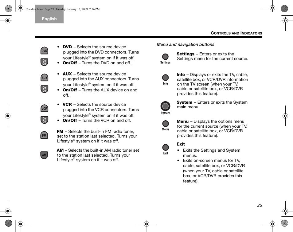 Bose Lifestyle V30 User Manual | Page 29 / 208