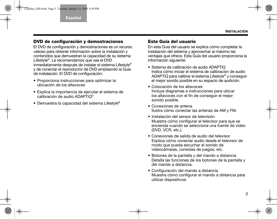 Bose Lifestyle V30 User Manual | Page 75 / 208