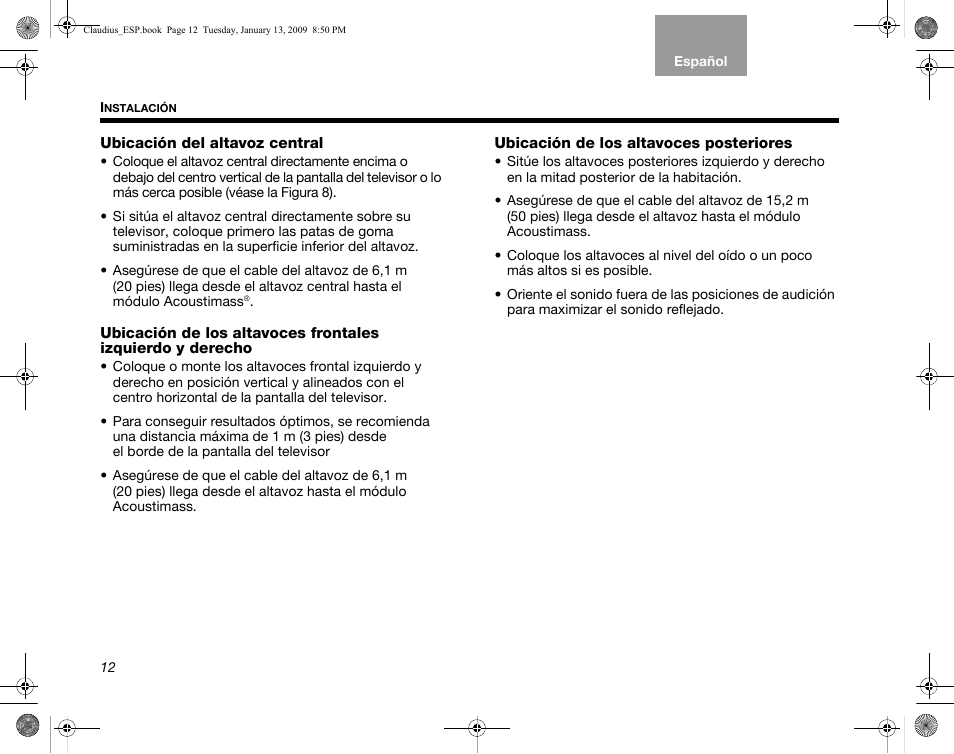 Bose Lifestyle V30 User Manual | Page 84 / 208