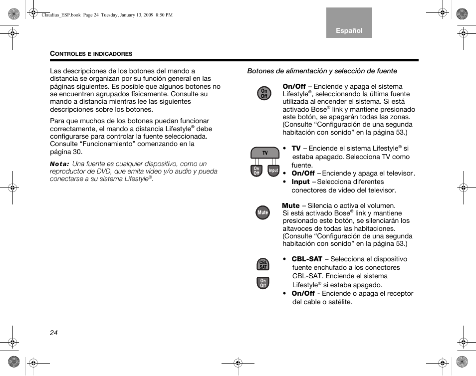 Bose Lifestyle V30 User Manual | Page 96 / 208