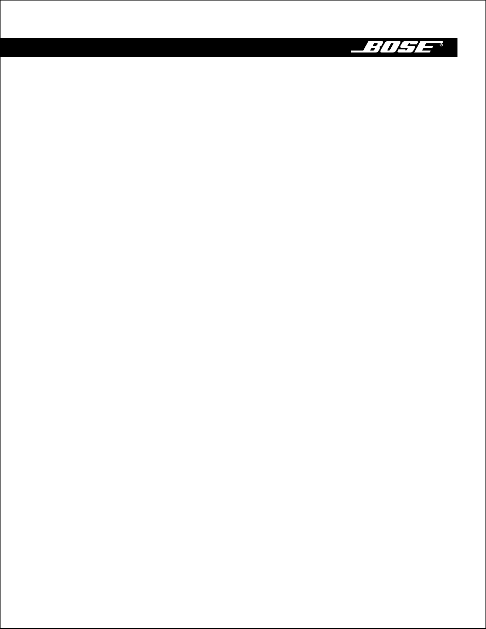 Bose 12 User Manual | 34 pages