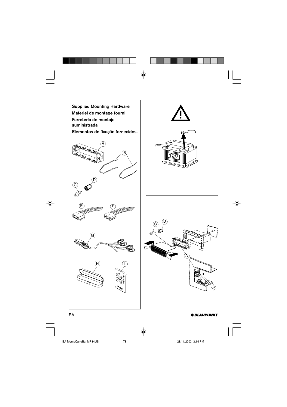 Blaupunkt Bahamas MP34 User Manual | Page 94 / 98