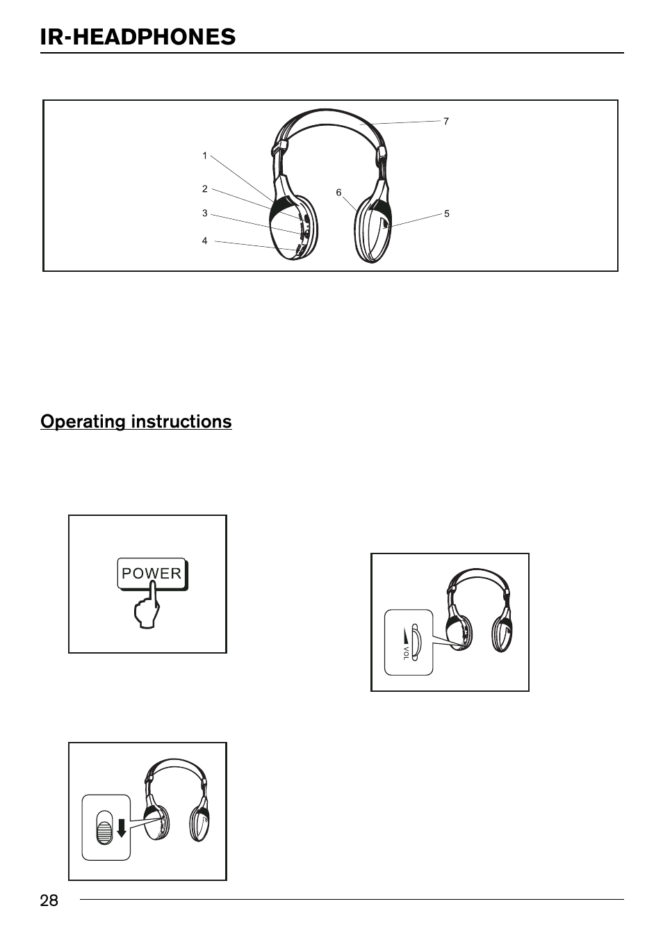 Ir-headphones | Blaupunkt IVMR-7001 User Manual | Page 13 / 17