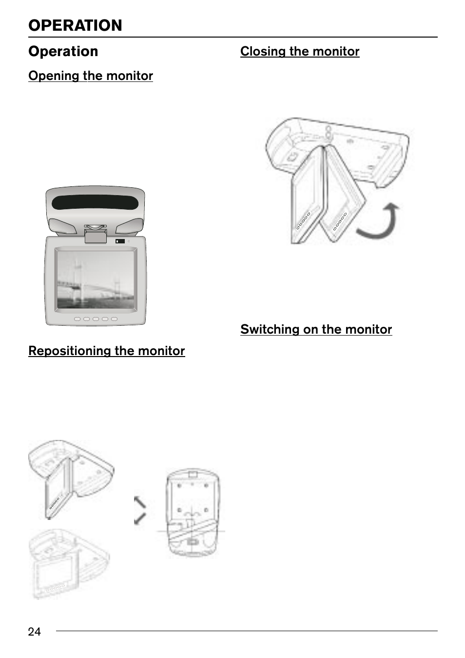 Operation | Blaupunkt IVMR-7001 User Manual | Page 9 / 17