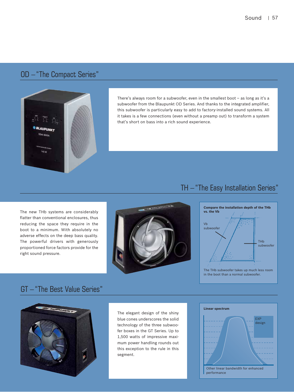 Gt – “the best value series, Sound | Blaupunkt Car Multimedia User Manual | Page 57 / 92