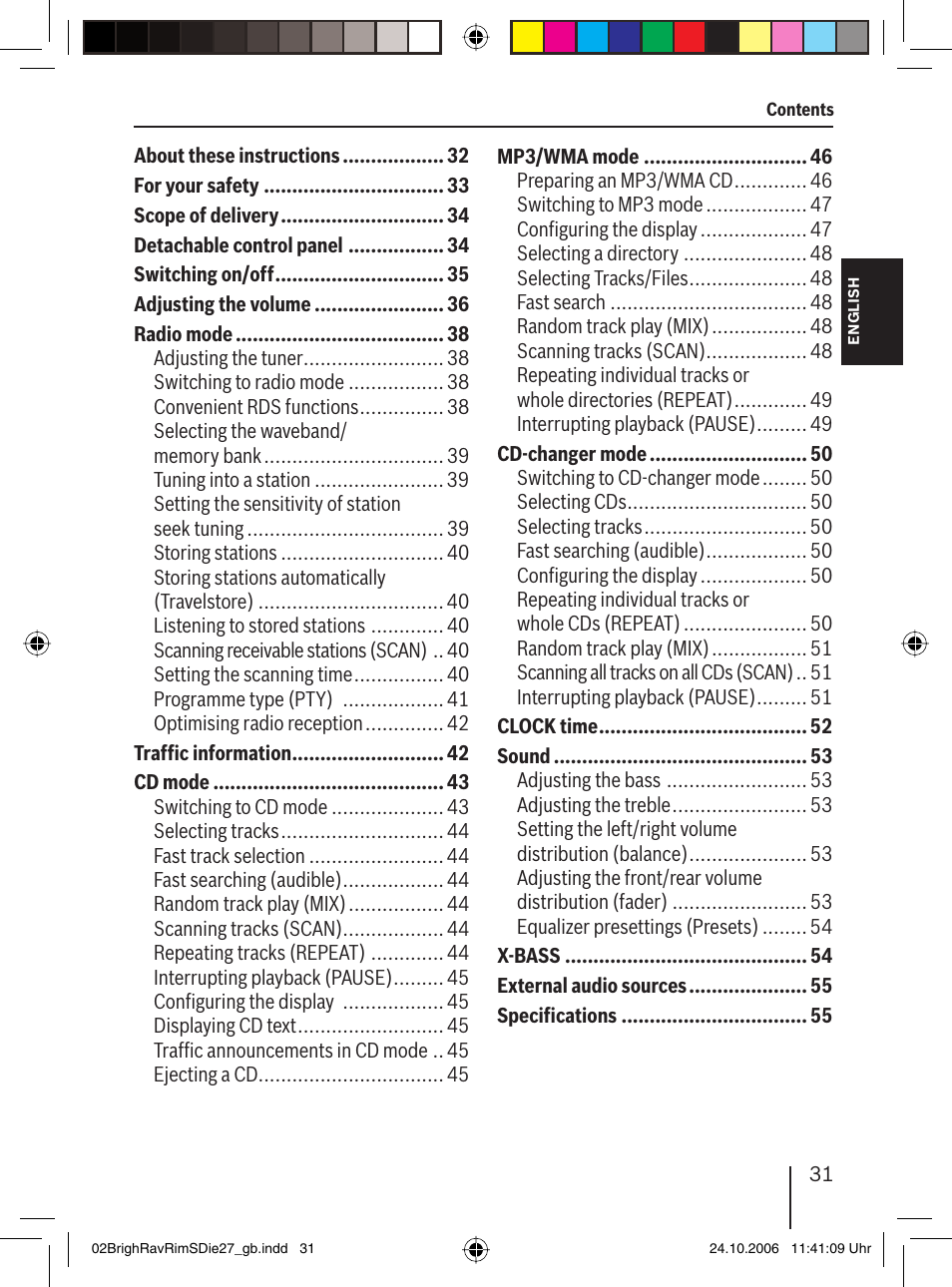 Blaupunkt BRIGHTON MP27 User Manual | Page 4 / 30