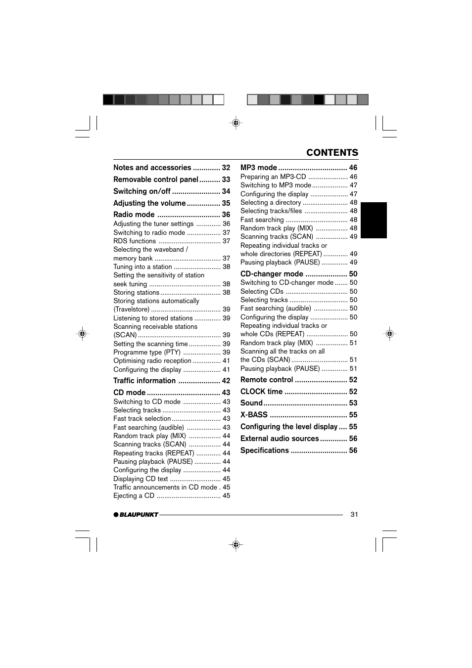 Blaupunkt 7 645 190 310 User Manual | Page 4 / 37