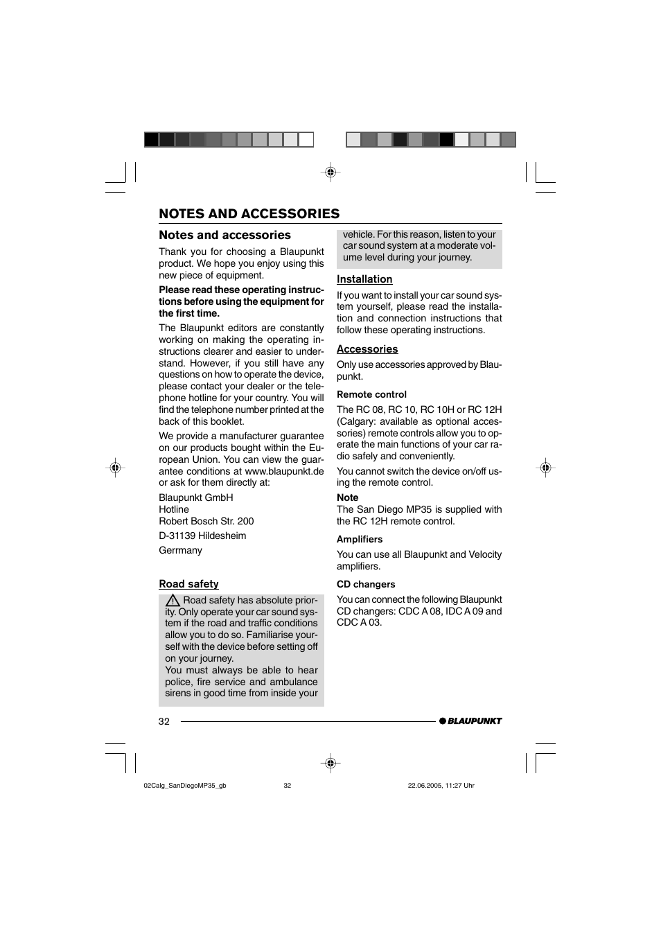 Blaupunkt 7 645 190 310 User Manual | Page 5 / 37
