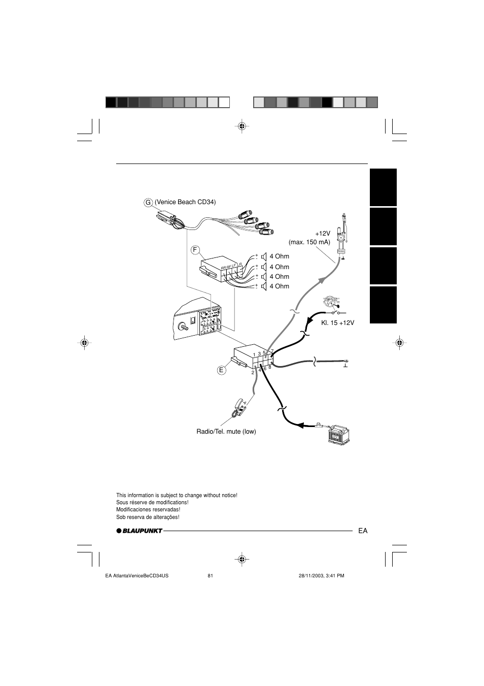 Blaupunkt Atlanta CD34 User Manual | Page 83 / 84