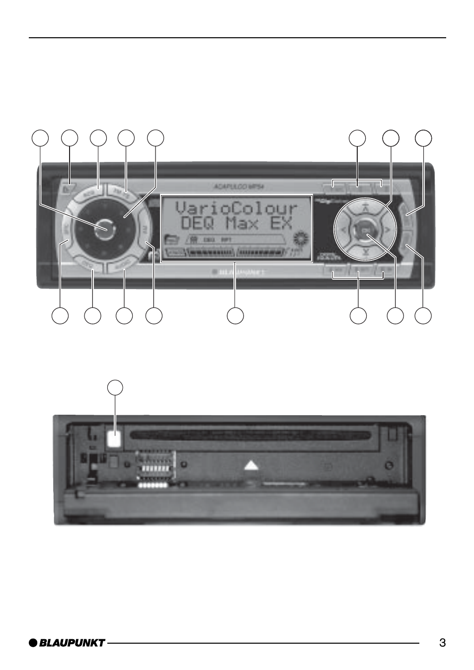 Blaupunkt Acapulco MP54 US User Manual | Page 3 / 43