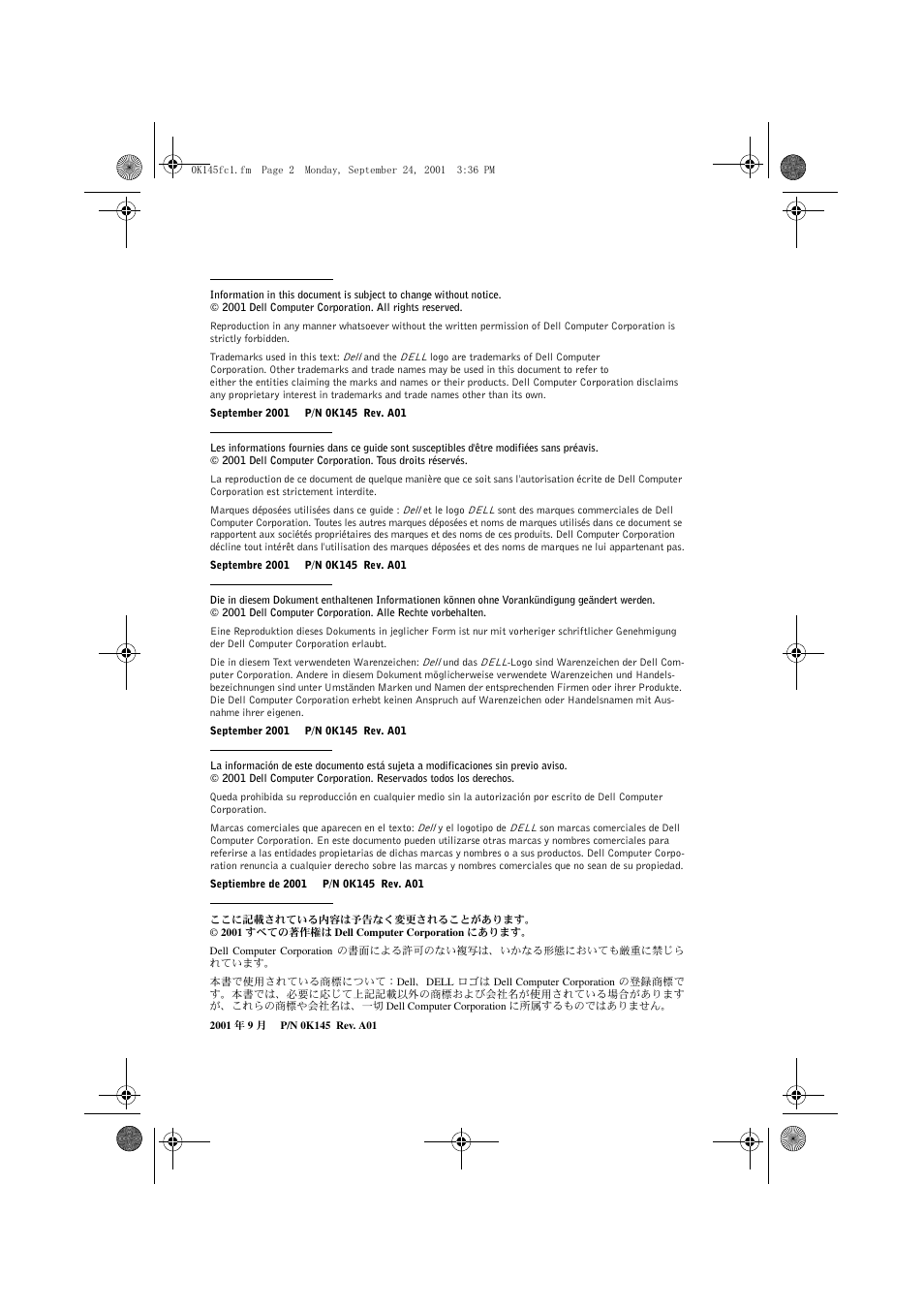 Dell PowerEdge Rack Enclosure 2420 User Manual | Page 2 / 12