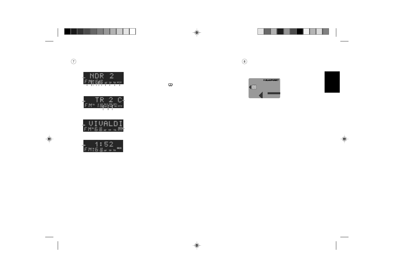 Keycard | Blaupunkt KLN RCM RCM 126 User Manual | Page 6 / 33