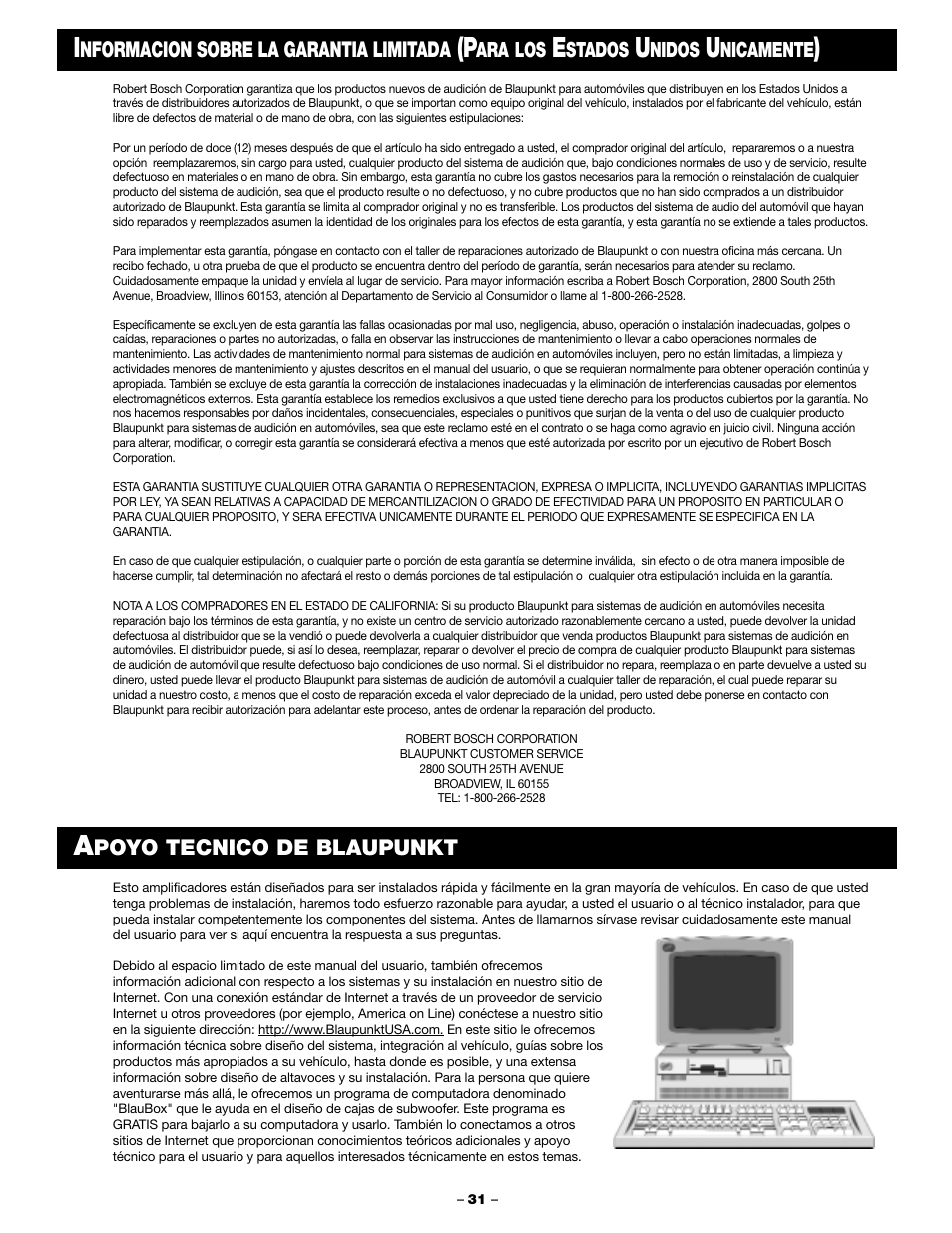 Blaupunkt PCA 250 User Manual | Page 33 / 44